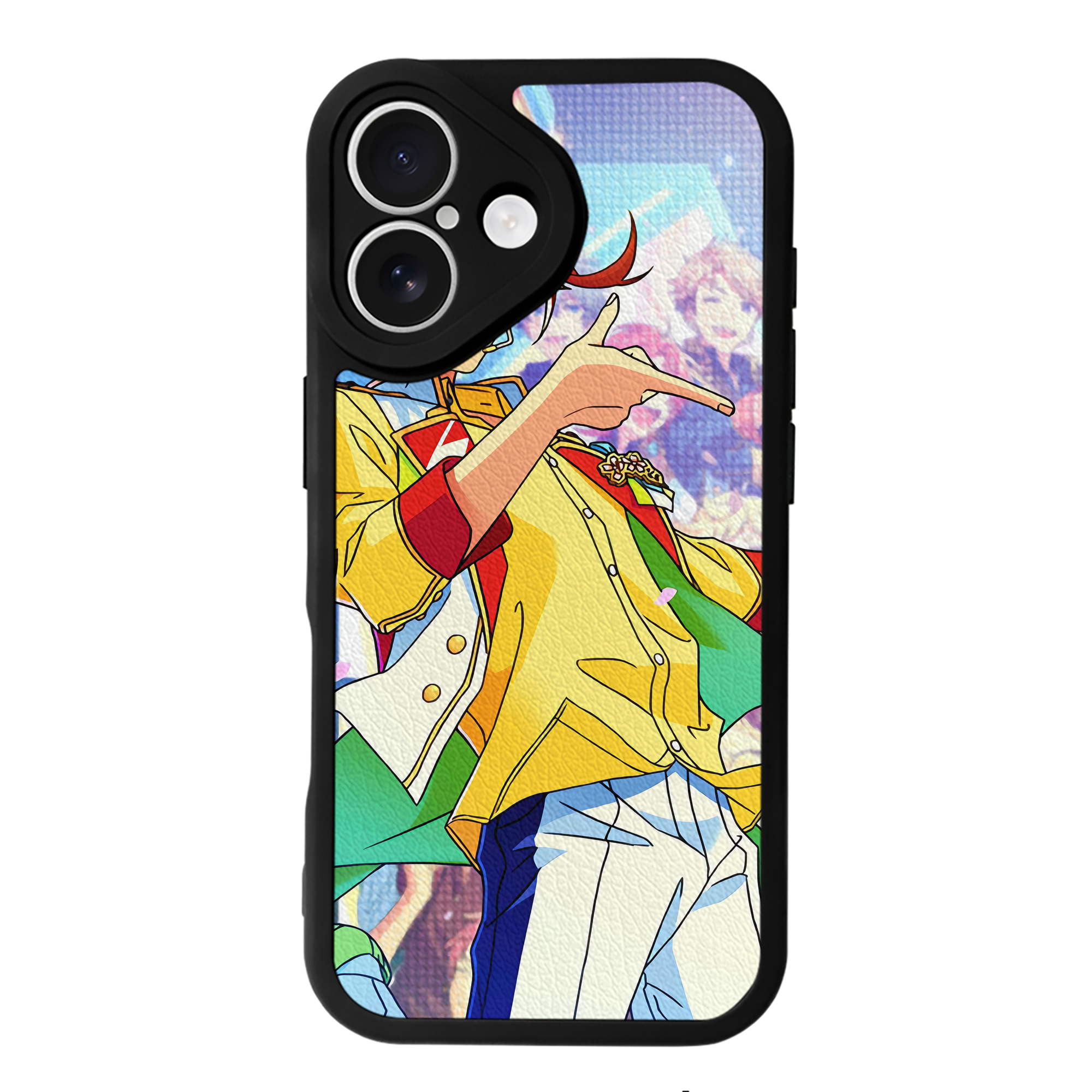 （画像用） あんさんぶるスターズ! Ensemble Stars 【iPhone 16シリーズ対応】シリコンスマホケース（レザー調） 材質：シリコン